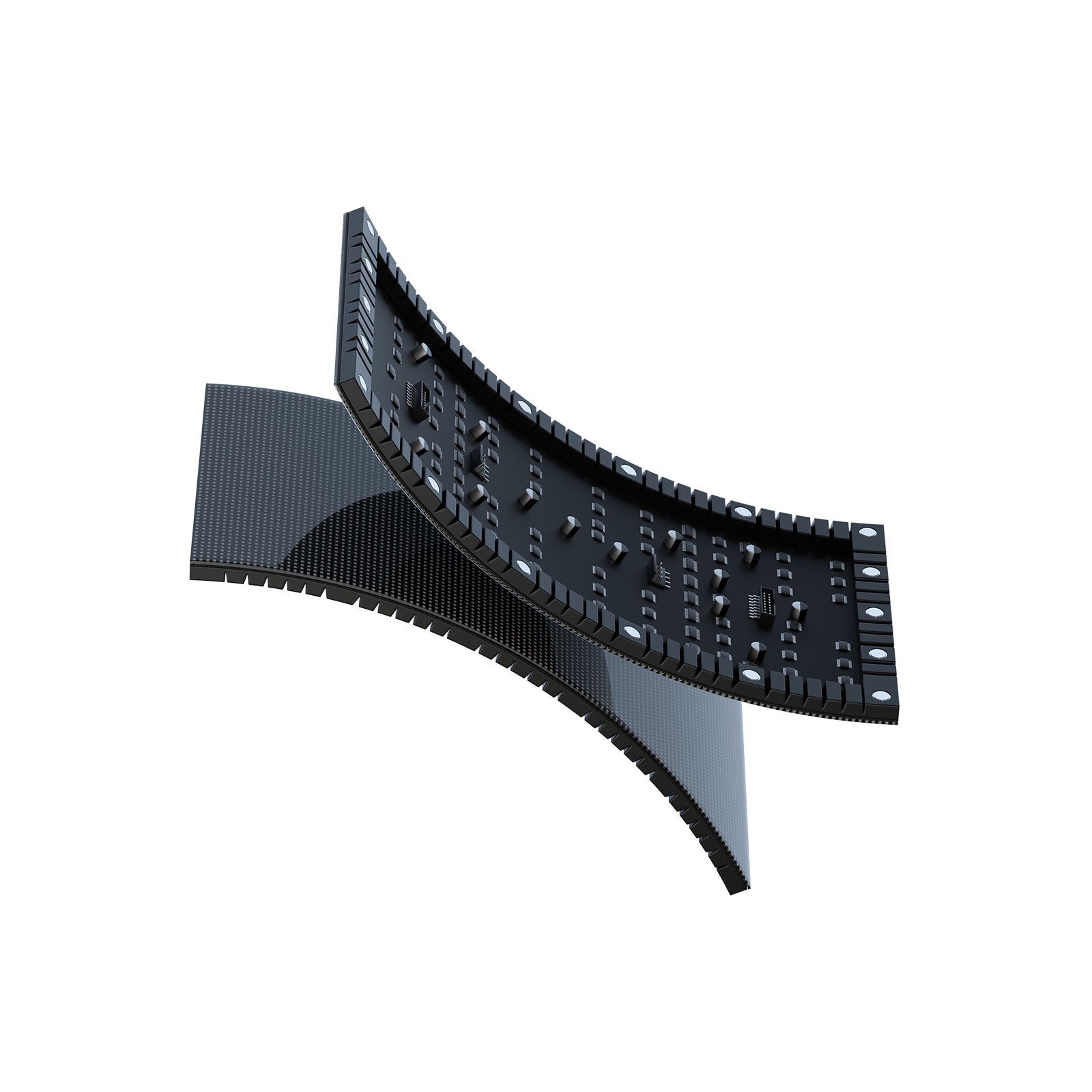 Kensun B1 Curved LED Display for Indoor Creative Advertising