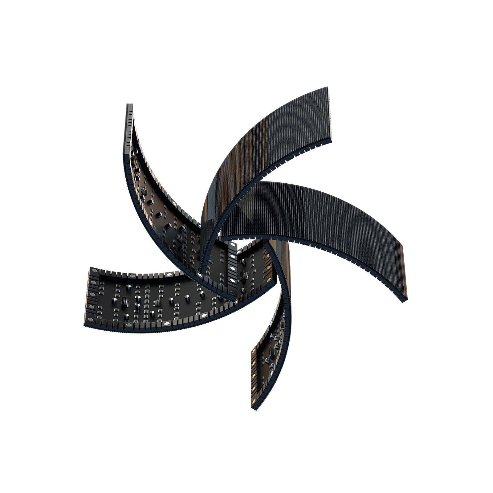Kensun B1 Curved LED Display for Indoor Creative Advertising