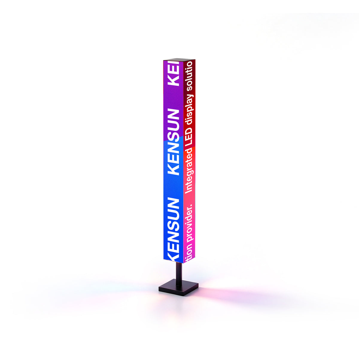 4-Sided LED Display Slim Digital Signage Column LED Display