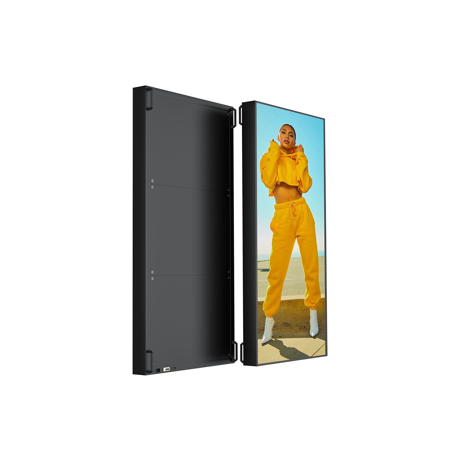 F1 Indoor High Brightness Free Standing LED Video Player