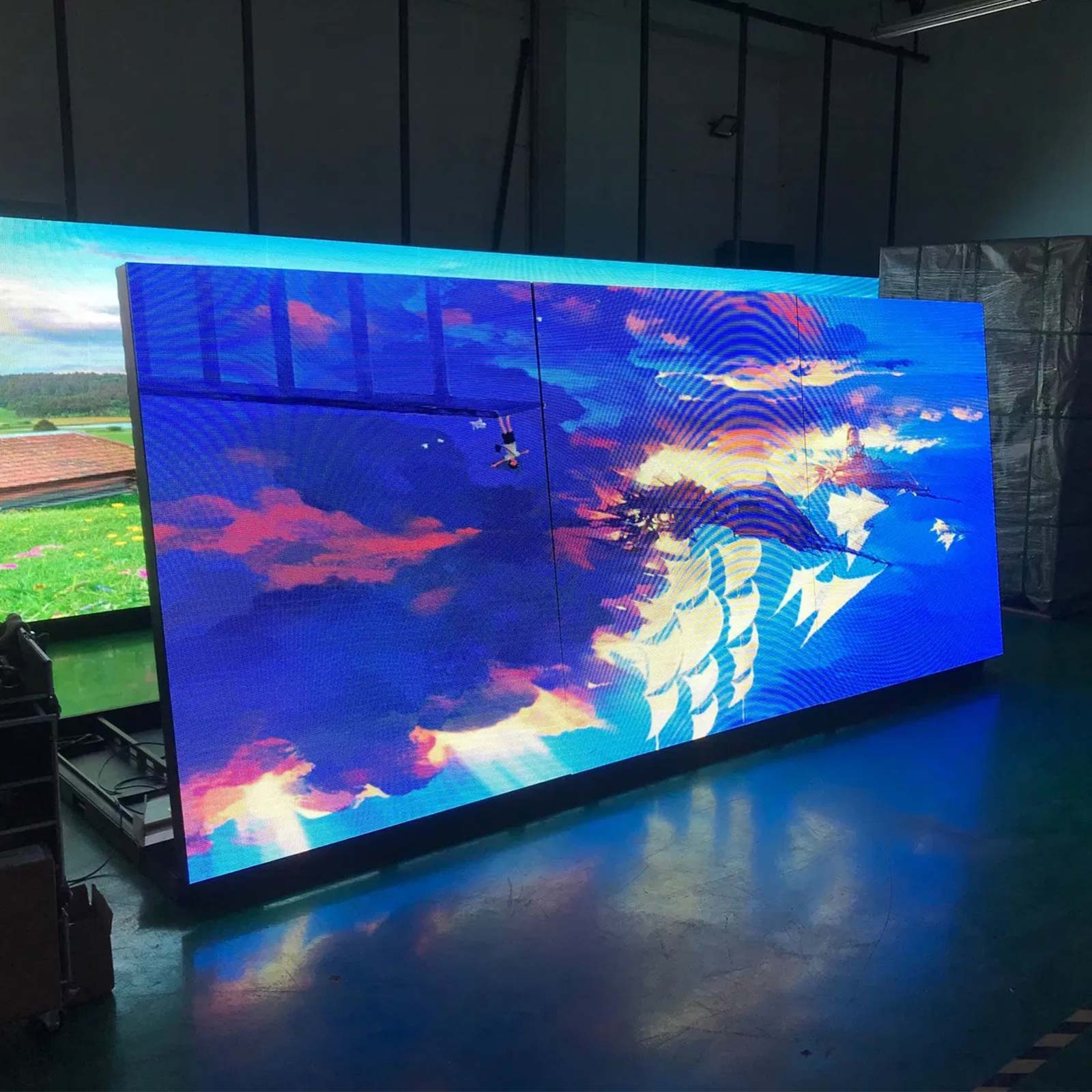 Kensun Outdoor Single-Side and Dual-Side Flip-Open Front Access LED Display Sign