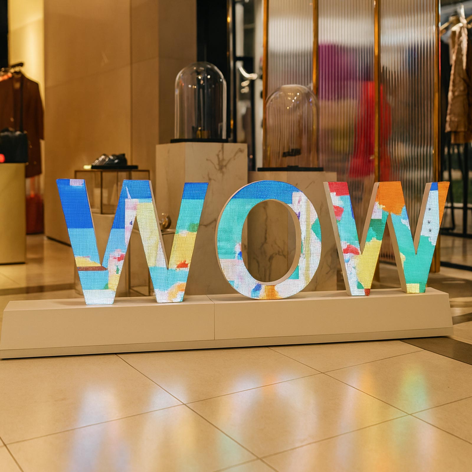 Letter and Number LED Display with Wireless Control for Advertising and Creative Display