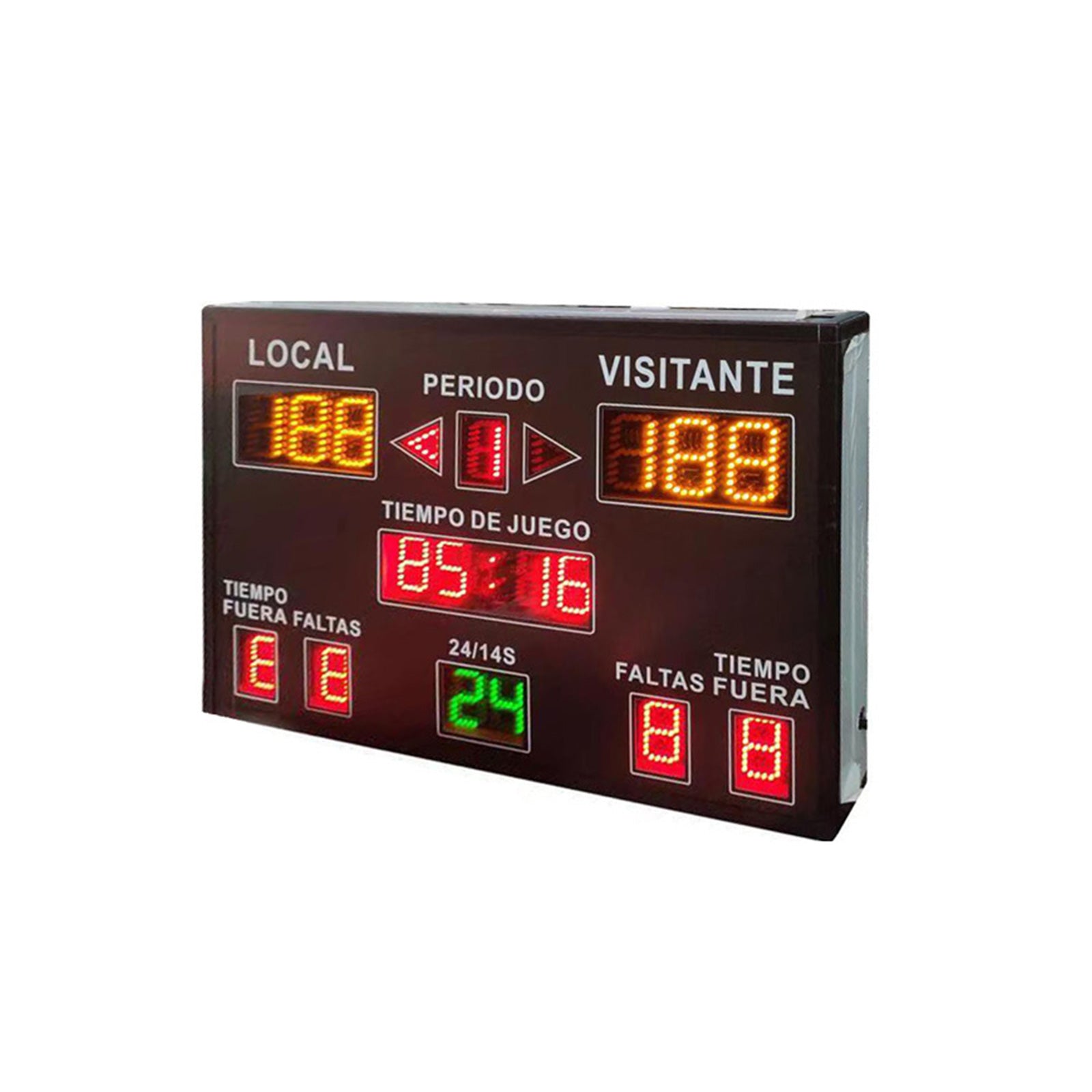 Portable Basketball LED Scoreboard with Remote Controller and Rechargeable Battery