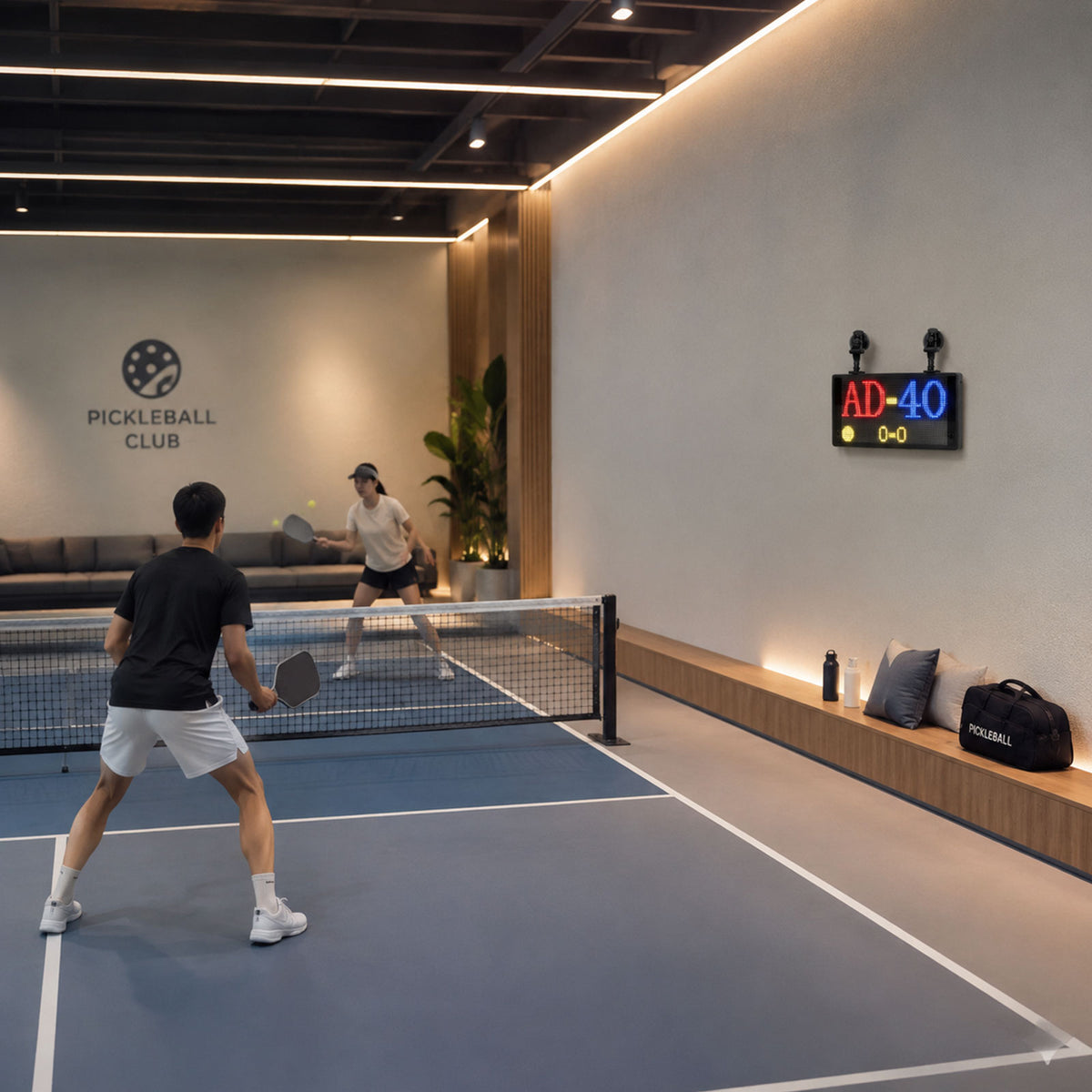 Wireless Remote Control Portable LED Scoreboard for Tennis And Pickleball