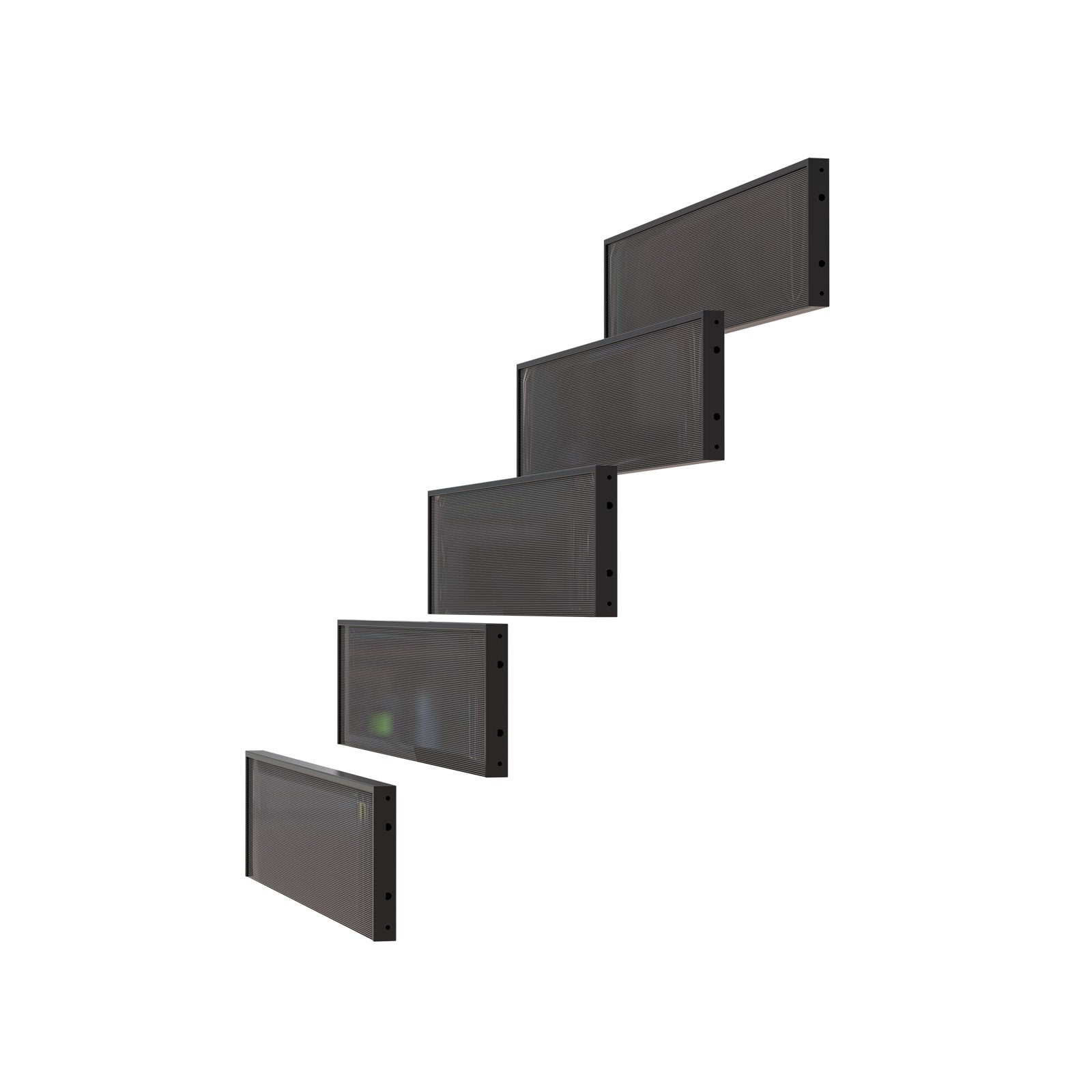 Indoor Creative Staircase LED Display for Shopping Center Gallery and Exhibition