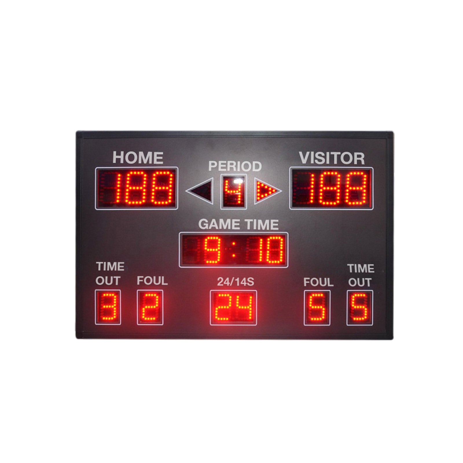 Portable Basketball LED Scoreboard with Remote Controller and Rechargeable Battery